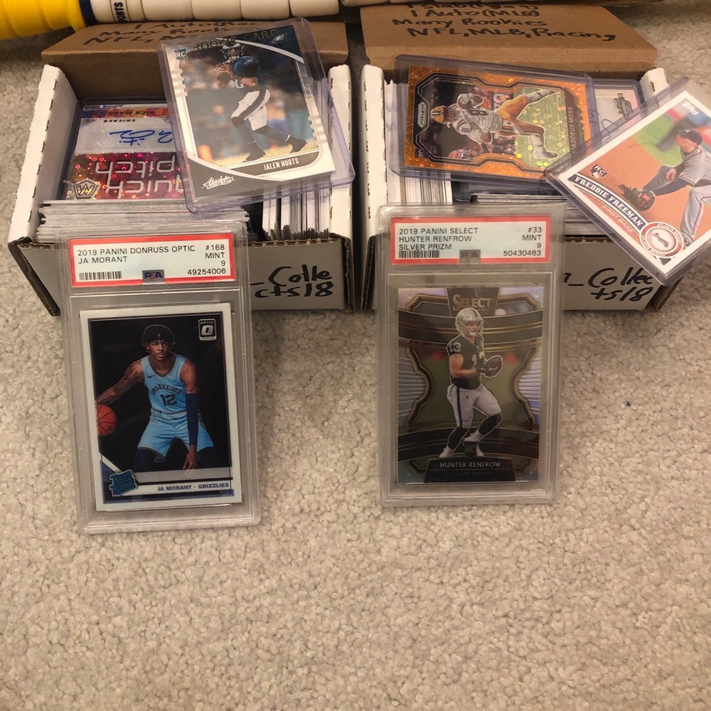 Psa slab, rookie auto, rookie, parallel Card lot Hot pack repack Lot! Ja Morant